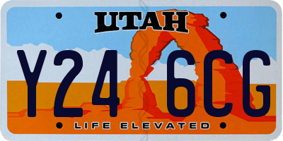 UT license plate Y246CG