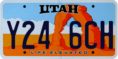 UT license plate Y246CH
