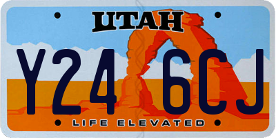 UT license plate Y246CJ