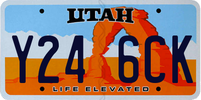 UT license plate Y246CK