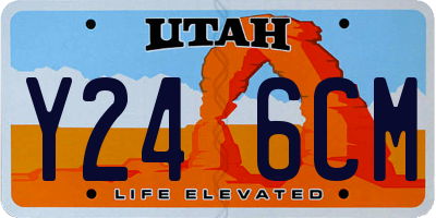 UT license plate Y246CM