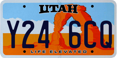 UT license plate Y246CQ