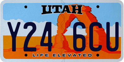 UT license plate Y246CU
