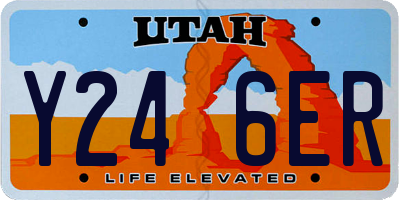 UT license plate Y246ER