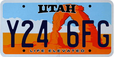 UT license plate Y246FG