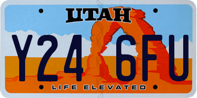 UT license plate Y246FU