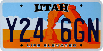 UT license plate Y246GN