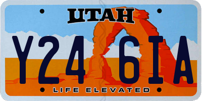 UT license plate Y246IA