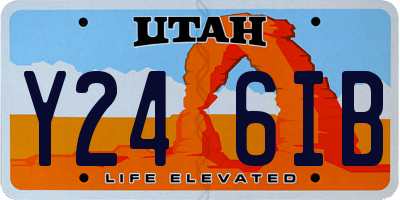 UT license plate Y246IB