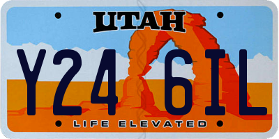 UT license plate Y246IL