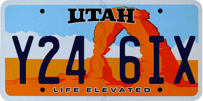 UT license plate Y246IX