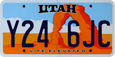 UT license plate Y246JC