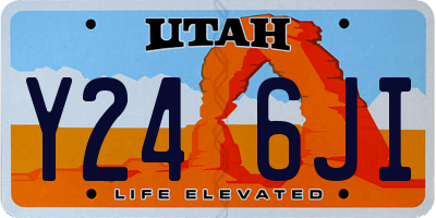 UT license plate Y246JI