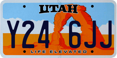 UT license plate Y246JJ