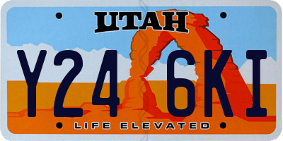 UT license plate Y246KI