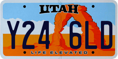 UT license plate Y246LD