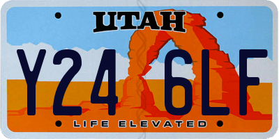 UT license plate Y246LF
