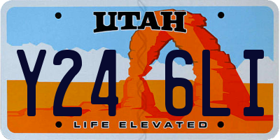UT license plate Y246LI