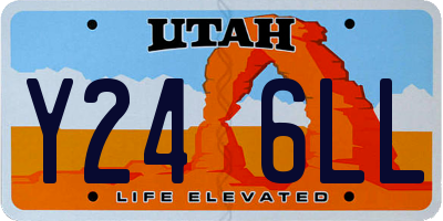 UT license plate Y246LL