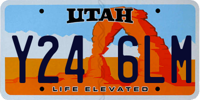 UT license plate Y246LM