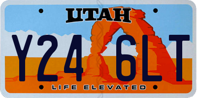 UT license plate Y246LT