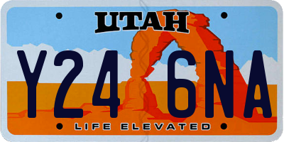UT license plate Y246NA