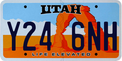 UT license plate Y246NH