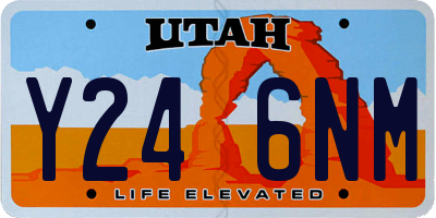 UT license plate Y246NM