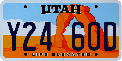 UT license plate Y246OD