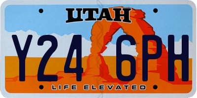 UT license plate Y246PH