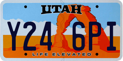 UT license plate Y246PI