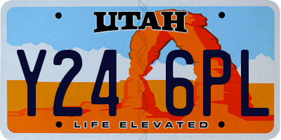 UT license plate Y246PL