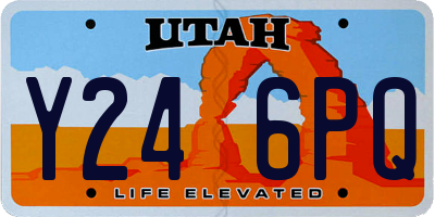 UT license plate Y246PQ