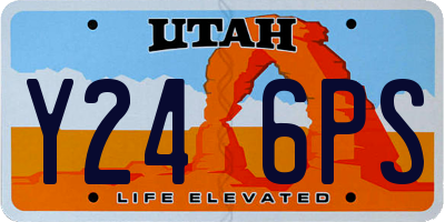 UT license plate Y246PS