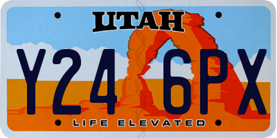 UT license plate Y246PX