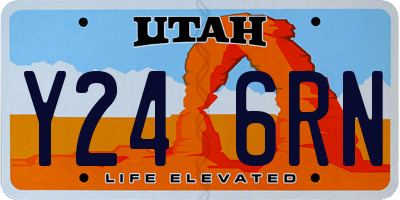UT license plate Y246RN