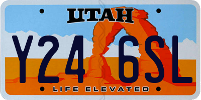 UT license plate Y246SL