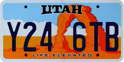 UT license plate Y246TB