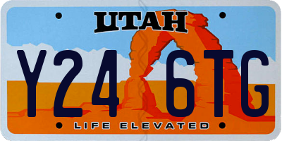 UT license plate Y246TG