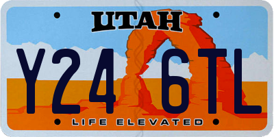 UT license plate Y246TL