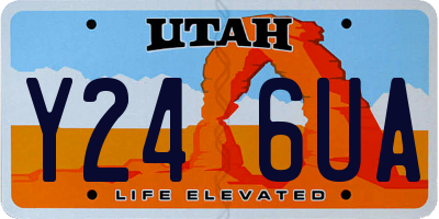 UT license plate Y246UA