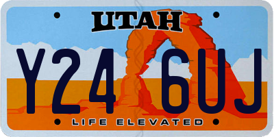 UT license plate Y246UJ