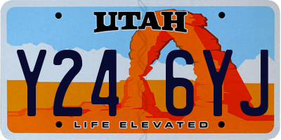 UT license plate Y246YJ