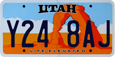 UT license plate Y248AJ