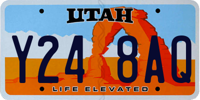 UT license plate Y248AQ