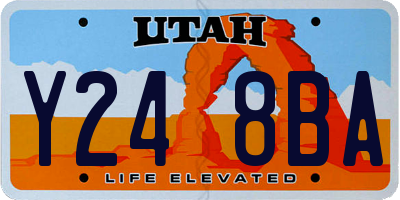 UT license plate Y248BA