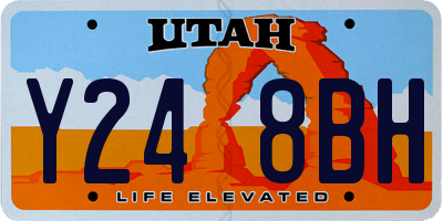UT license plate Y248BH