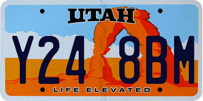 UT license plate Y248BM