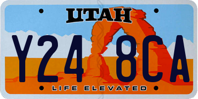 UT license plate Y248CA