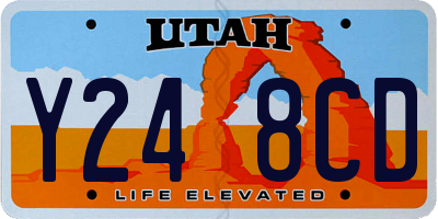 UT license plate Y248CD